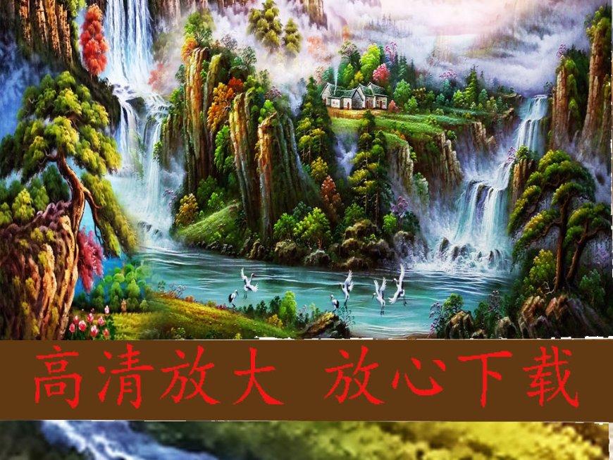 一个美丽的小村庄中